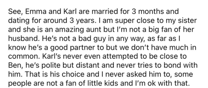 The thing is, the OP isn't the very close to her BIL.