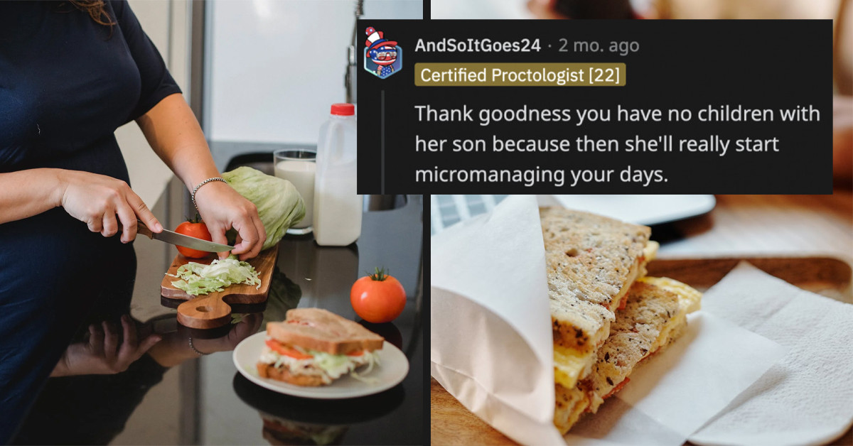 GF Vents On Reddit Because BF's Mom Is Making Her Deliver A Sandwich To Him Every Day To Make Him Stop Buying Junk Food