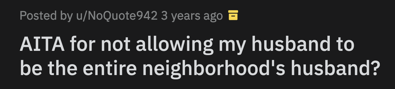 OP's husband asked her to intervene. OP talked to them politely on his behalf.