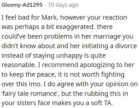 OP should apologize for peace, as it's not worth the conflict.