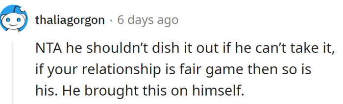 He got what he asked for