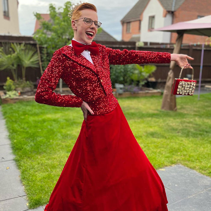 This 16-Year-Old Boy Named Korben Finally Fulfilled His Dream of Wearing a Gown to Prom