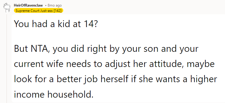 Maybe that’s why he’s so clear and understands what’s important - they’re very close in age…