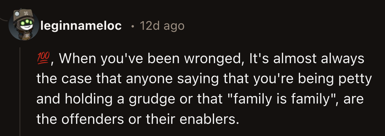 It's telling that people blow past the offense to make the aggrieved party look petty for 