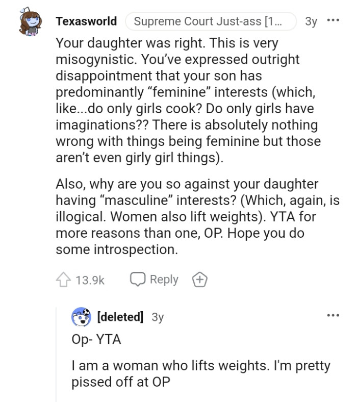 It is not only girls that have imaginations