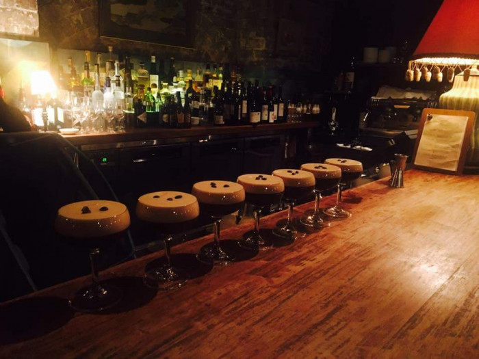 7. These espresso martinis look like bar stools