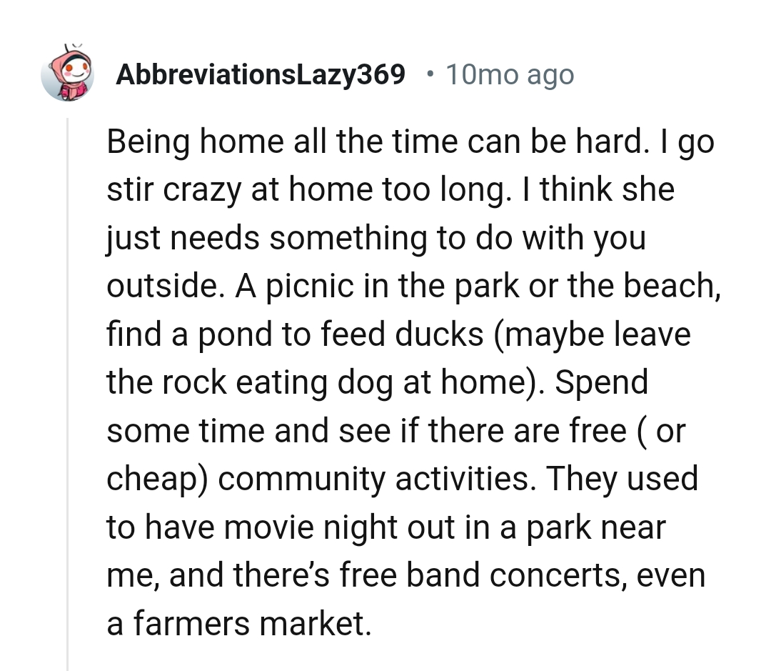 A picnic in the park