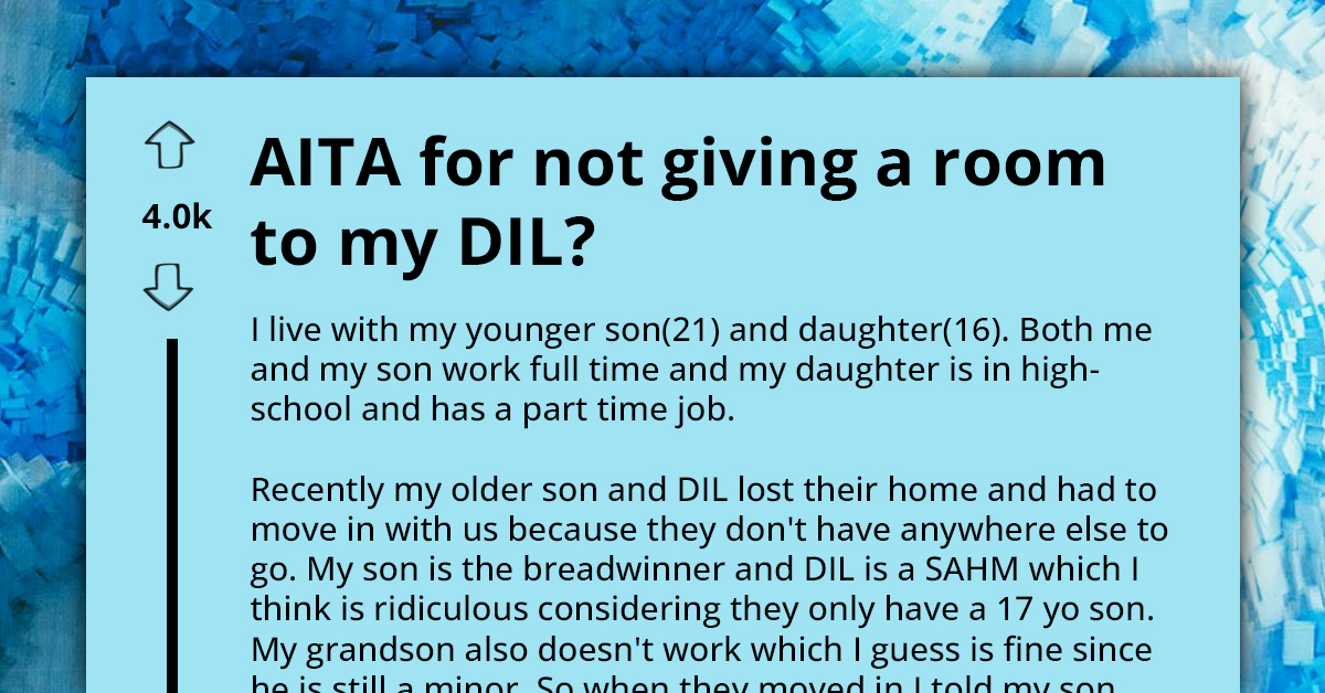 Mother Struggles To Host Son's Family In Tight Space Amid Daughter-In-Law's Couch Discontent