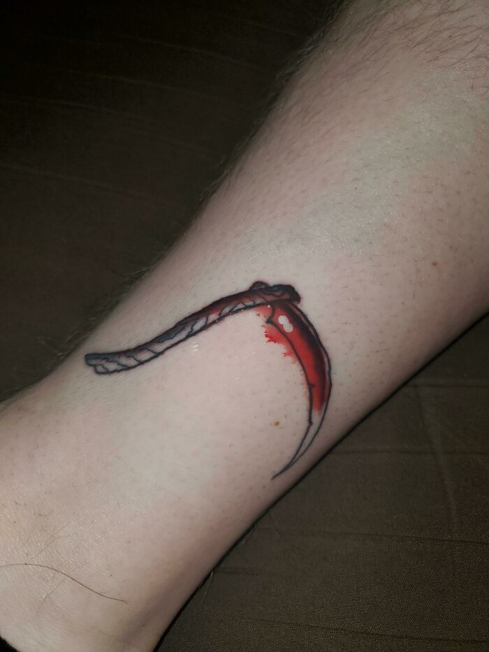 45. The Blood On My New Tattoo Looks Like It Is Supposed To Be Part Of The Artwork