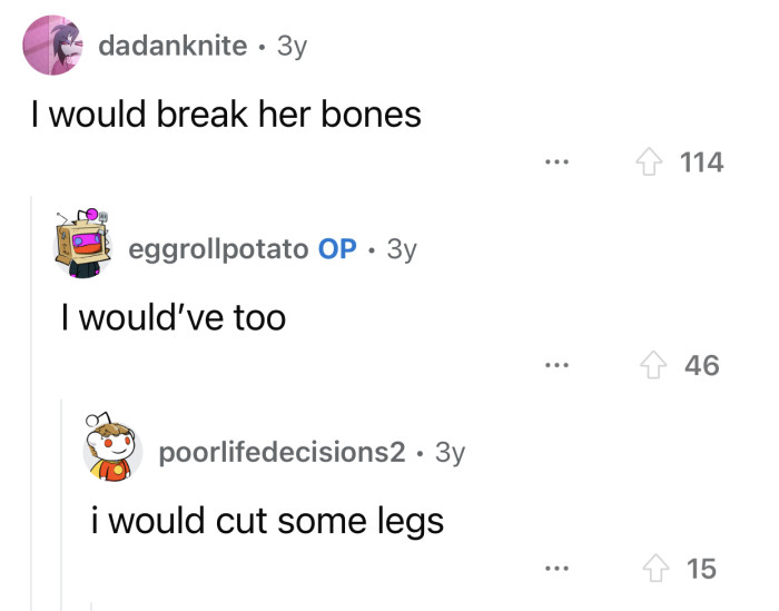 That would be an appropriate reaction.