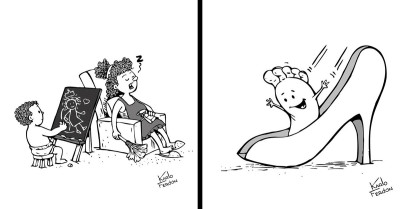 30 Crafted Silent Comics That Speak Volumes In Humor