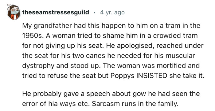 This is one hell of a story. Any Karen would have been mortified