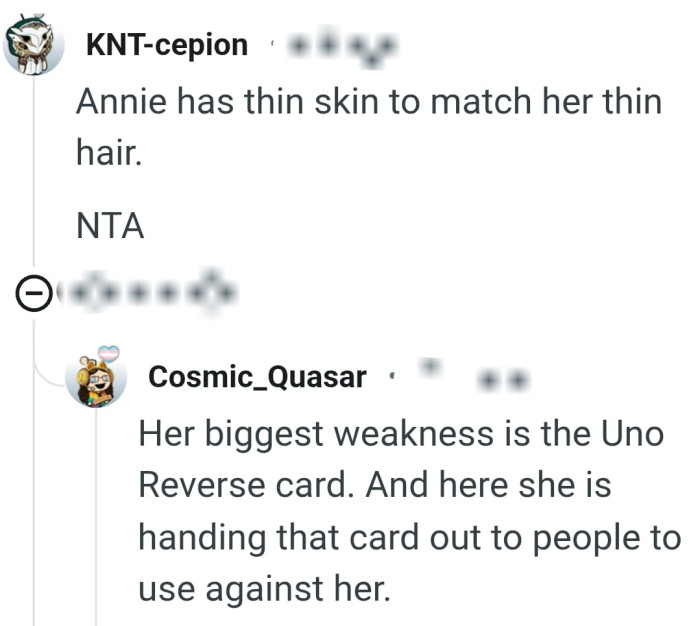 Her biggest weakness