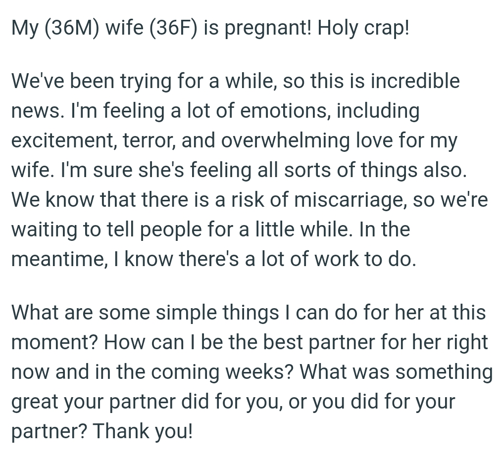 The OP wants to know how he can be the best partner