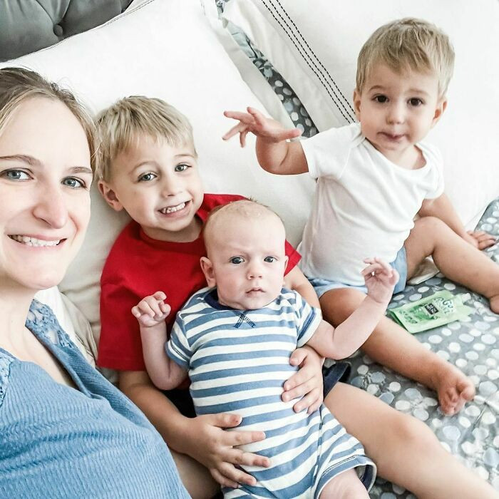 The therapist with her family