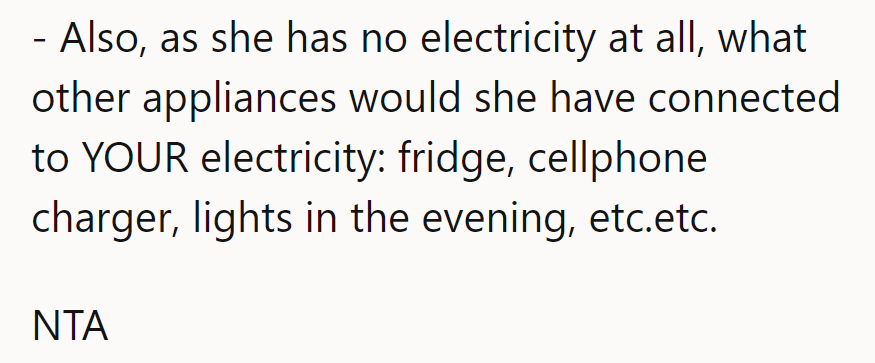 Turning their place into a power hub! Wonder if she'll start offering discounted electricity rates next.