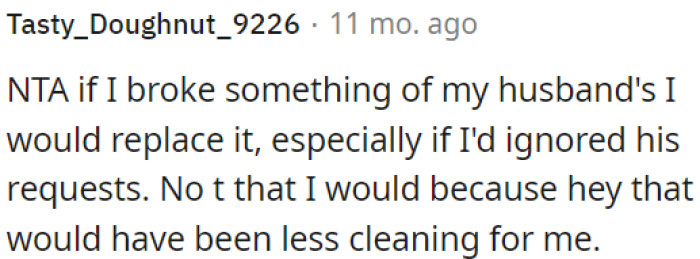 OP is correct, and she should take responsibility.