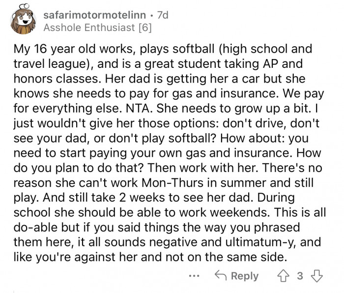 Op sounds like she's against her daughter and not on the same side.