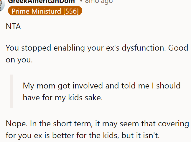 A Redditor Said the OP Was Not in the Wrong