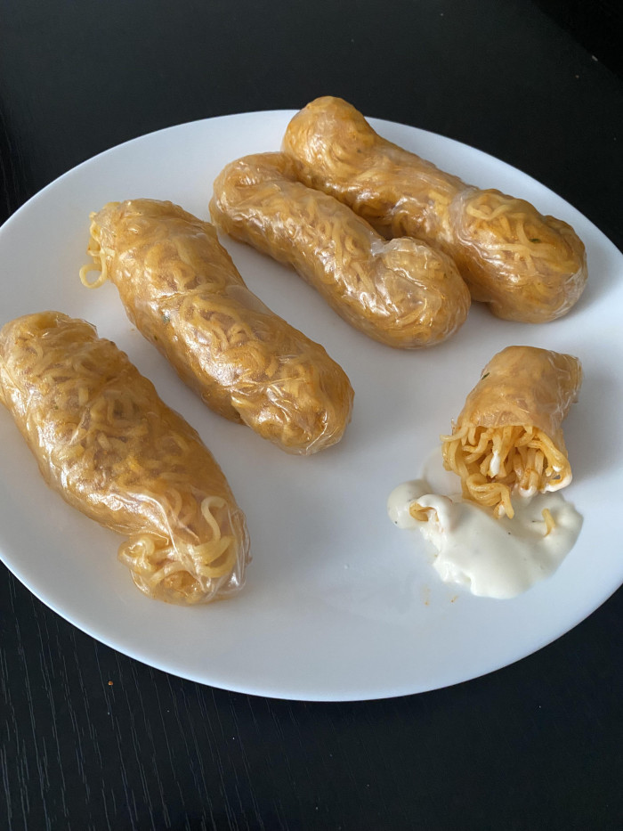 3. My clear ramen burritos