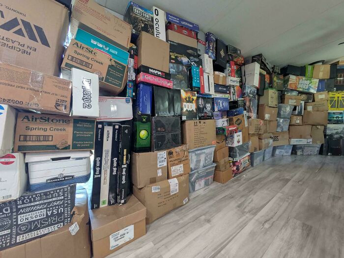 "Almost My Entire Collection Of 50 Years Of Gaming In A Single Shot"