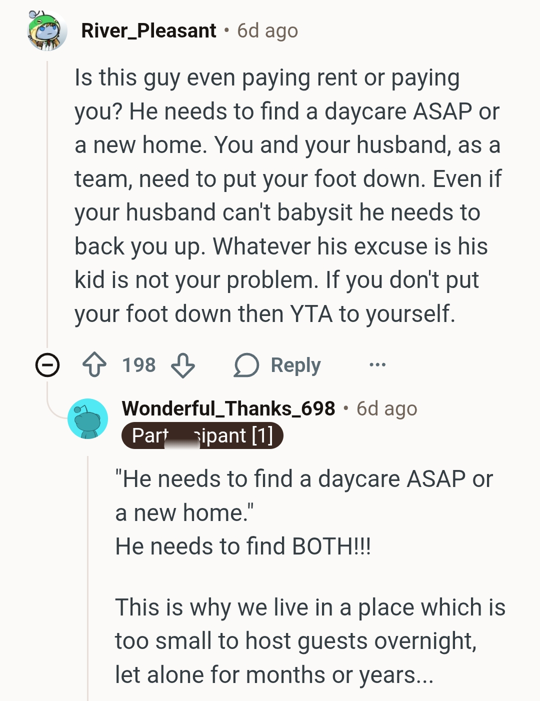 They need to put their foot down