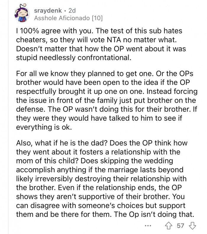 OP should have brought up the idea in a more respectful manner.