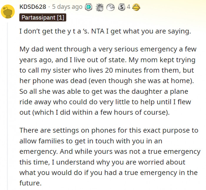 8. The couple might need a better system for situations like this one