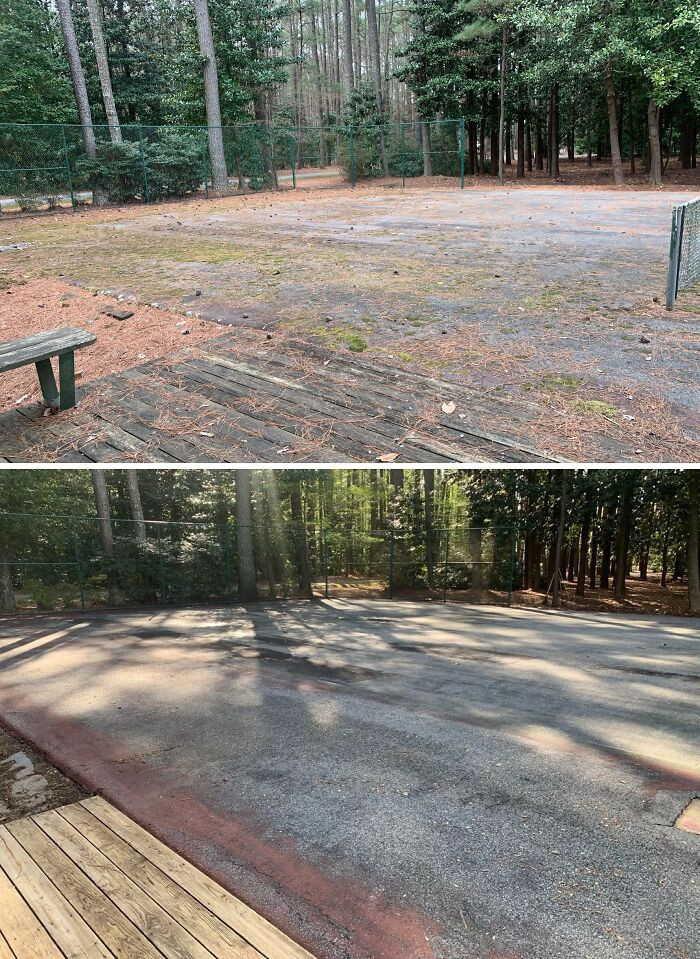 "I Also Did The Tennis Court In The Background From My Last Post. I Just Didn’t Get The Best Pics"