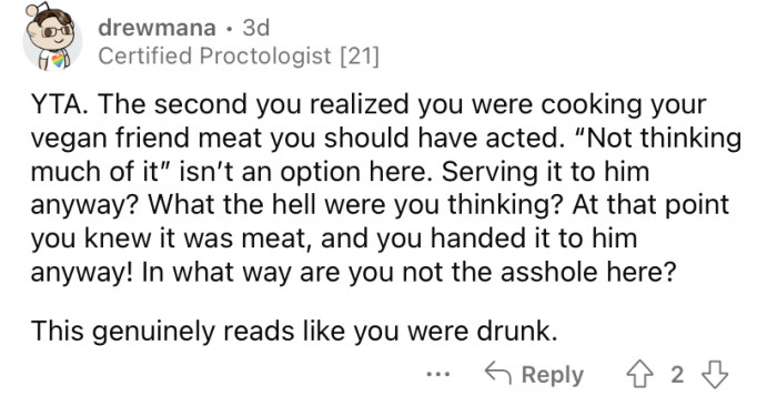 Okay, but were you drunk?