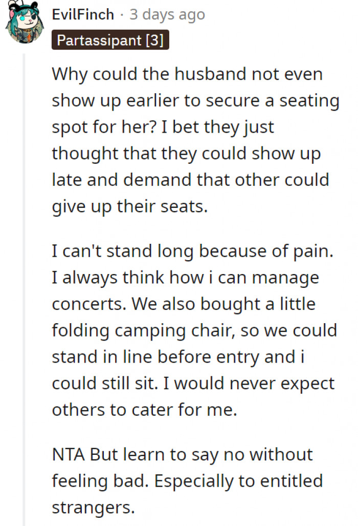 At the end of the day, they were basically just entitled strangers pulling the pregnancy card, thinking they could get away with anything because of it.