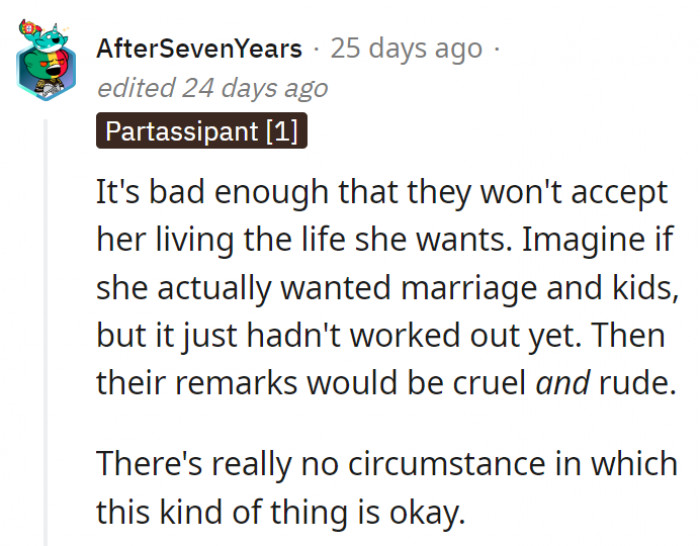 17. There's just nothing that makes their rudeness okay