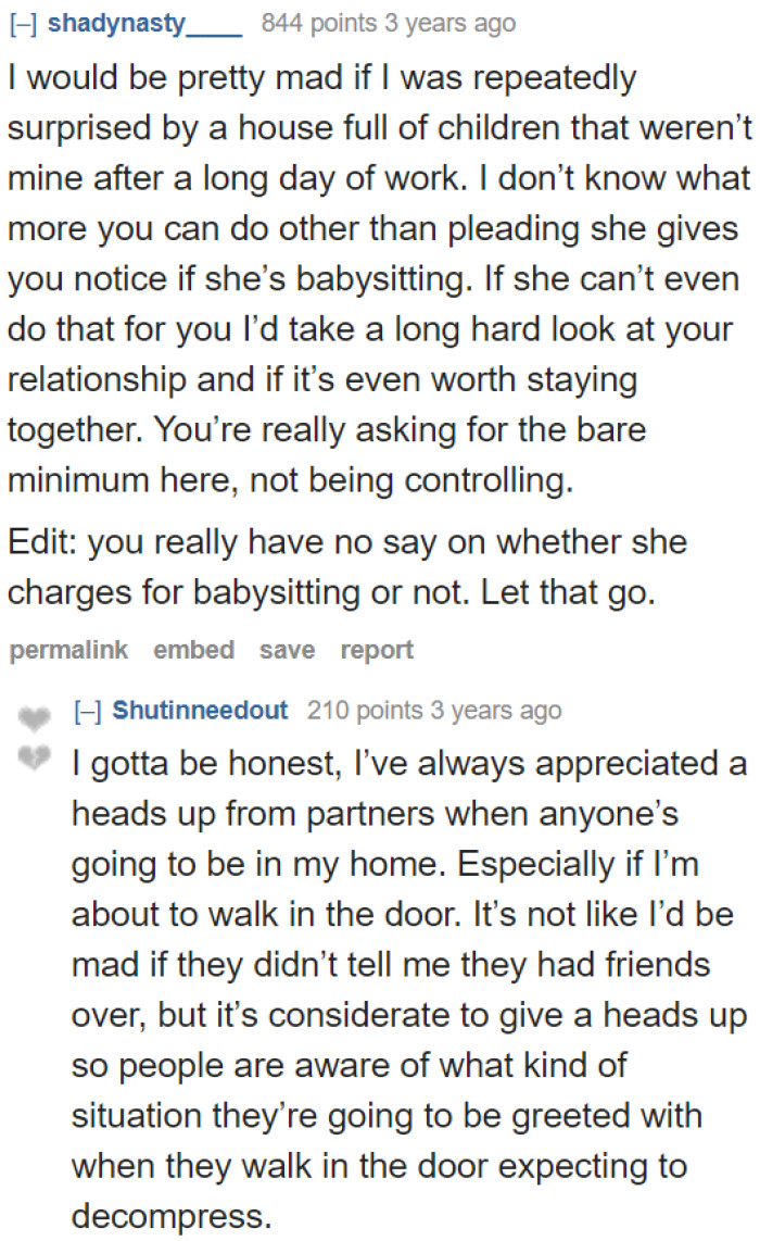 Redditors believe that the OP should reevaluate the relationship.