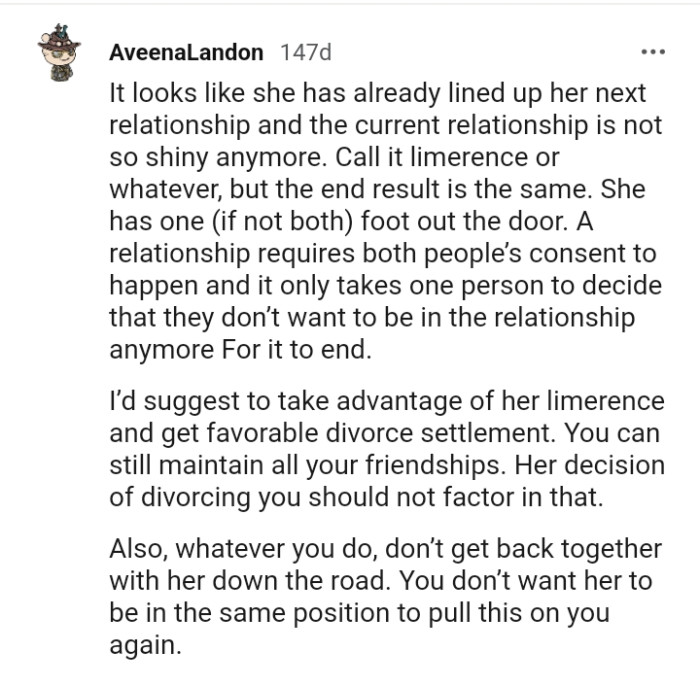 The OP can still maintain all his friendships