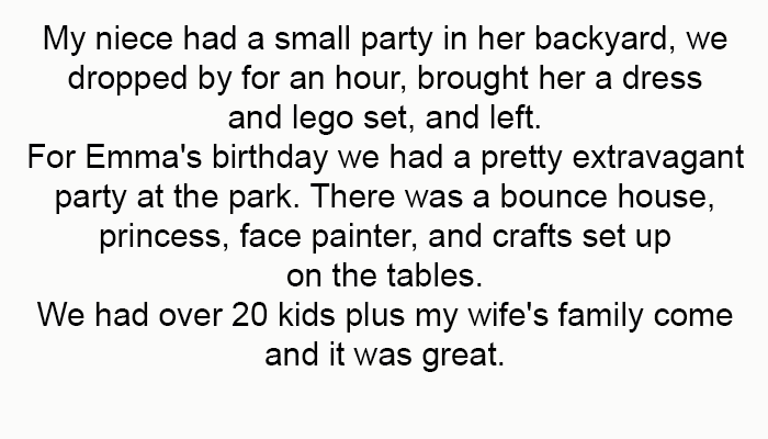 For Emma's birthday, we had a pretty extravagant party at the park.