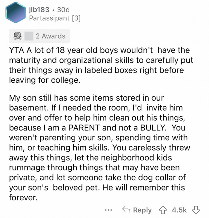 19. Definitely left a scar on his heart.