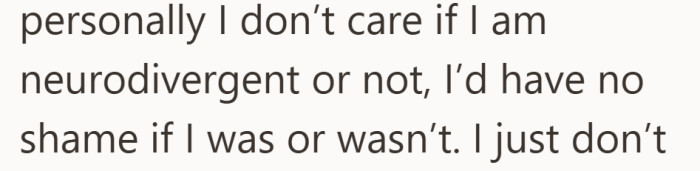 There is no discomfort with the idea itself, only with how it was brought up.