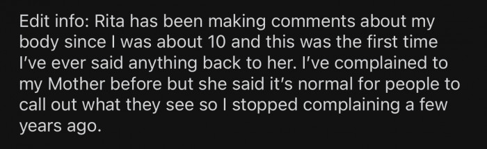 OP then made an edit to add more context to the situation.