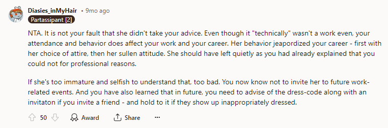 NTA. It is not your fault that she didn't take your advice.