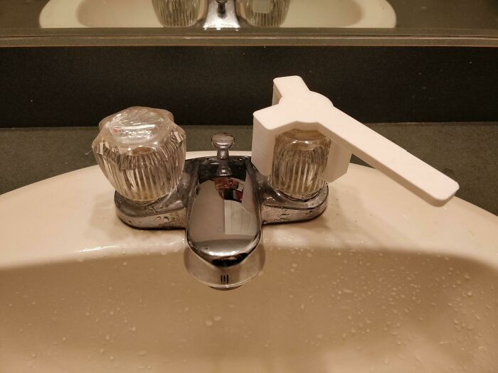 "Designed A Faucet Handle So I Can Use My Elbow Instead Of My Dirty Hands"