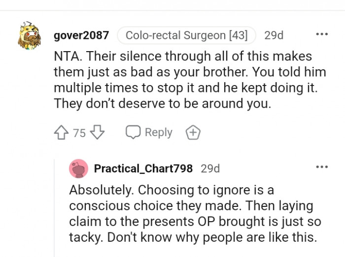 They do not deserve to be around you