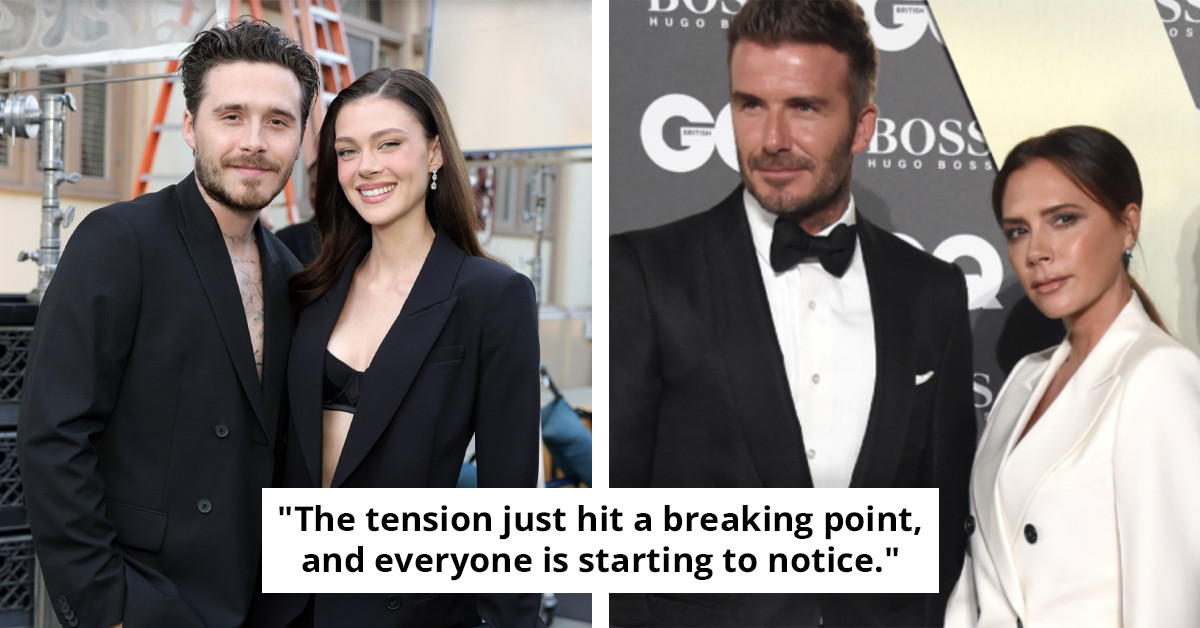 Initial signs of family discord emerge as David and Victoria Beckham's son reveals that older brother Brooklyn has placed them under 'block' status.