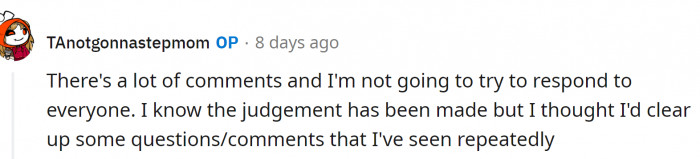 OP posted an update: