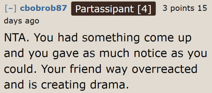 For other Redditors, the 5-day notice was already sufficient.