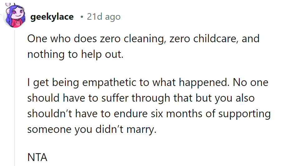 Zero help, full-time guest? Time for a reality check.