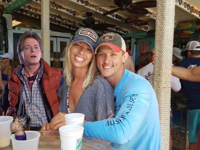 34. The guy's still in the cup, though