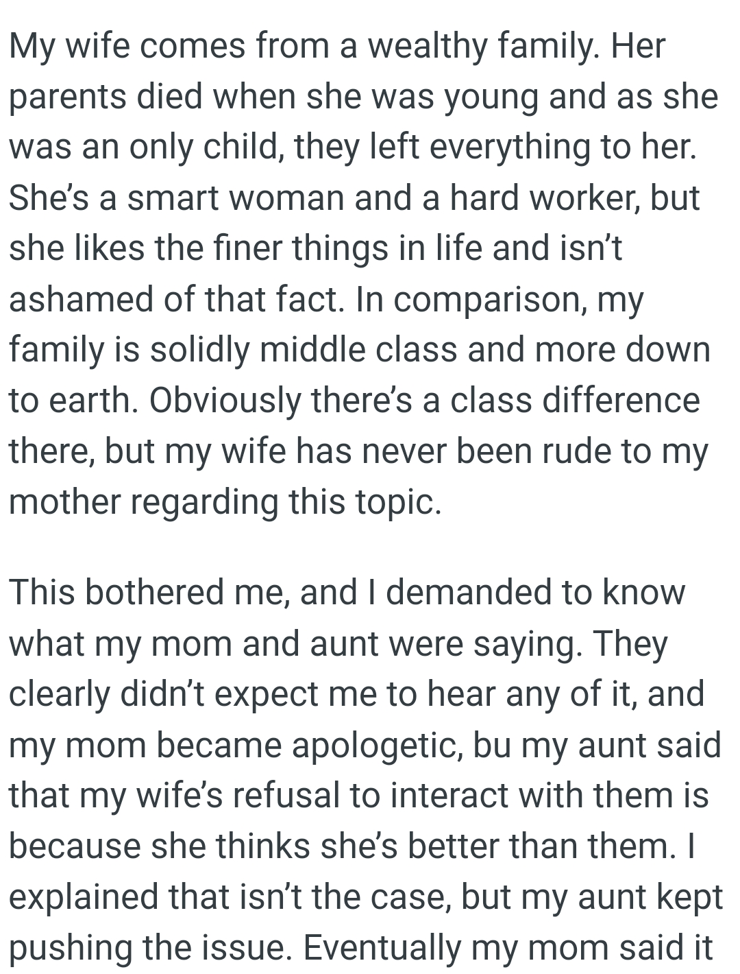 They Clearly Didn’t Expect the OP to Hear Any of It, and His Mom Became Apologetic