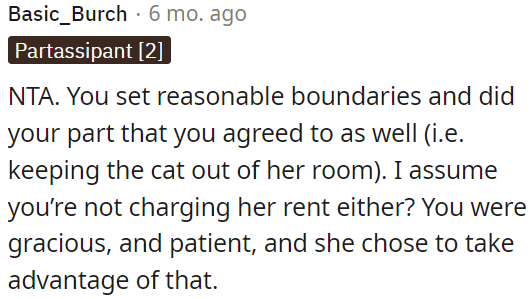 OP was patient and generous, but her sister took advantage of it.