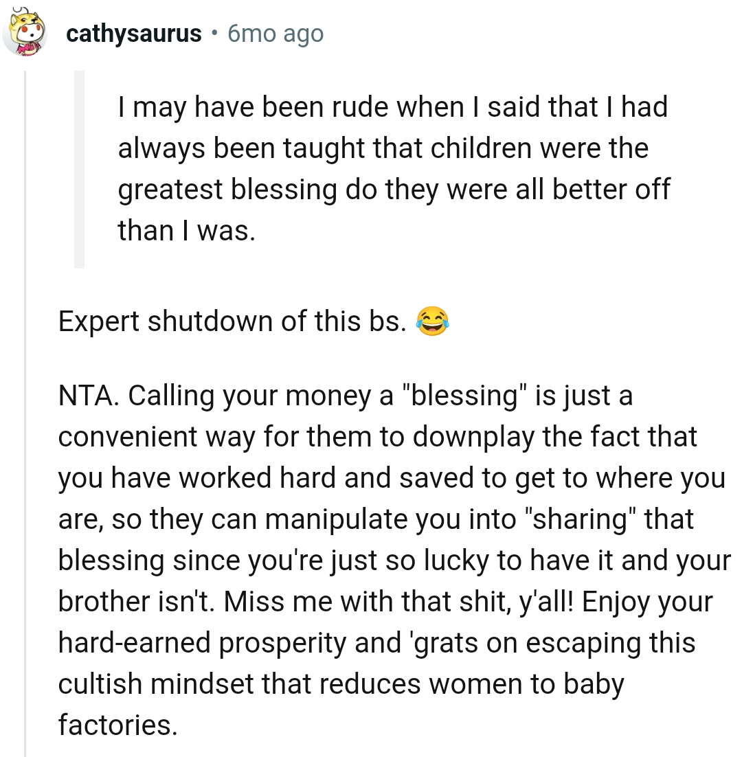 Enjoy your hard-earned prosperity