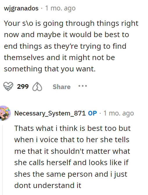 This might not be something he wants, and we think that's okay too because it doesn't need to be.